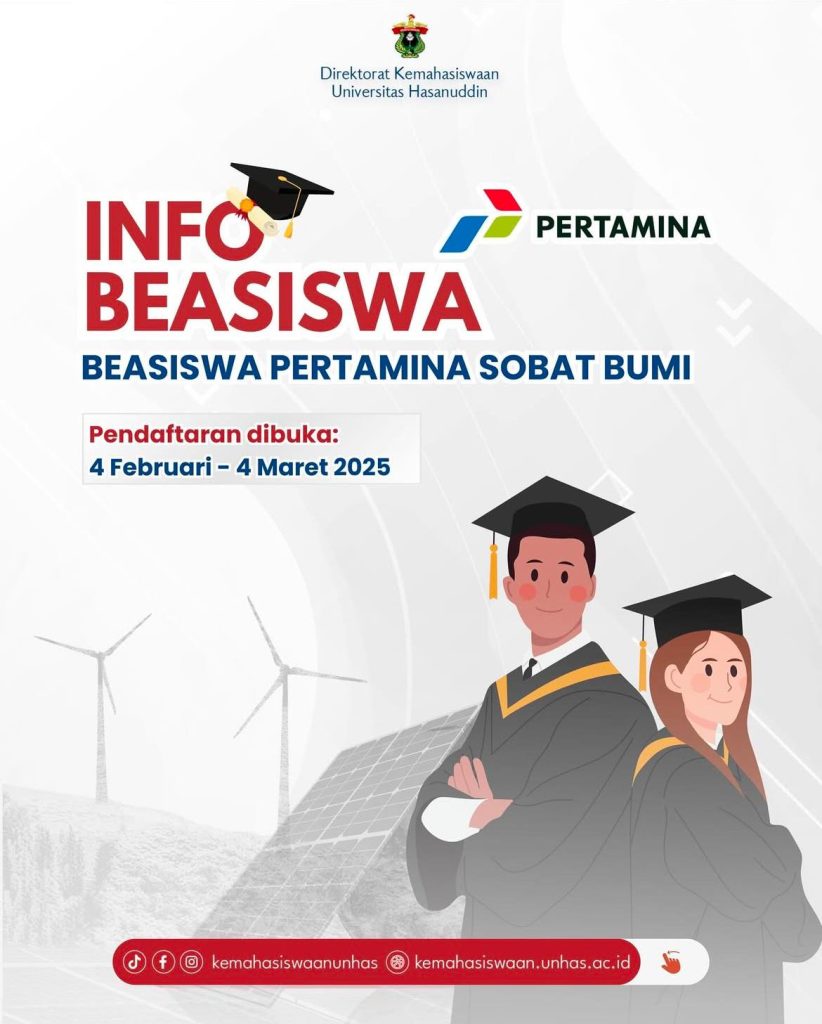 PERTAMINA SOBAT EARTH SCHOLARSHIP 2025